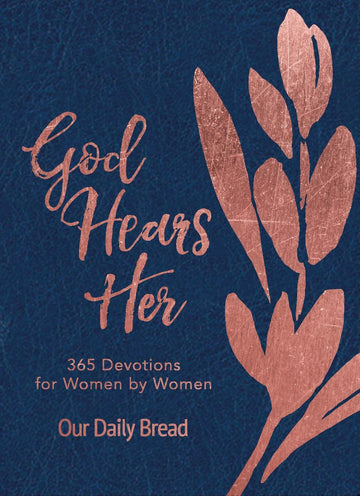 God Hears Her (Leather-like, Larger Font)